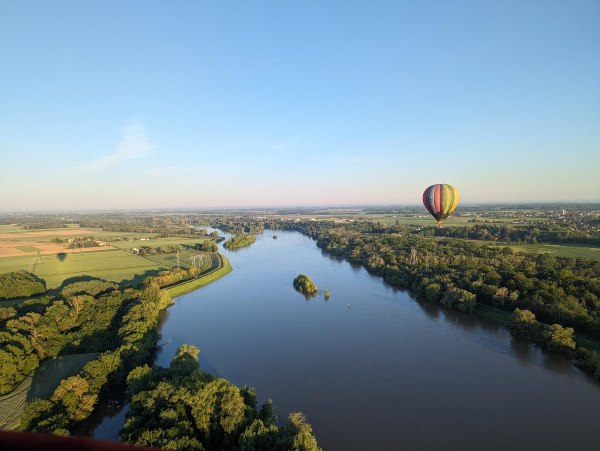 Vol en montgolfière dans la vallée de la Loire