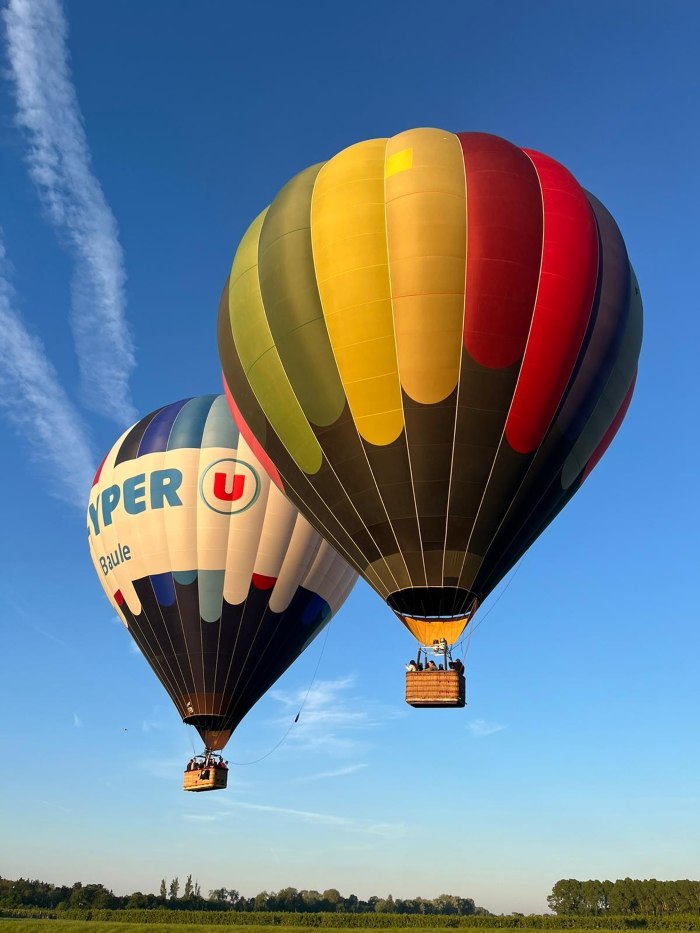 Vol en montgolfière dans la vallée de la Loire