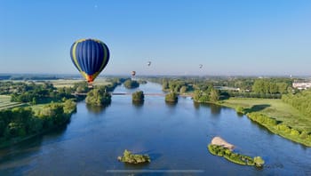 Vol en montgolfière dans la vallée de la Loire