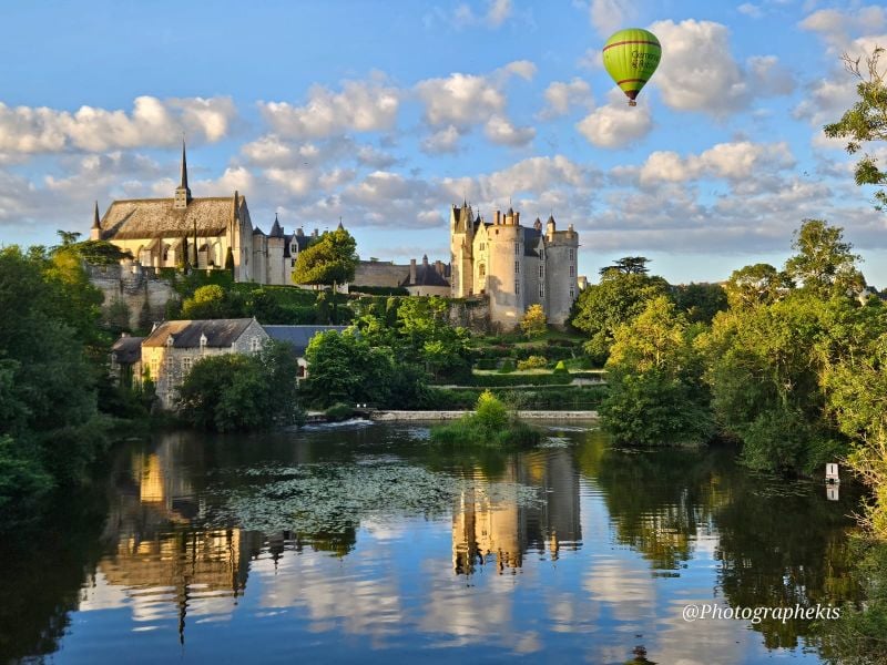 Vol en Montgolfière aux Châteaux de la Loire depuis Saumur