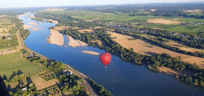 Vol en Montgolfière aux Châteaux de la Loire depuis Saumur