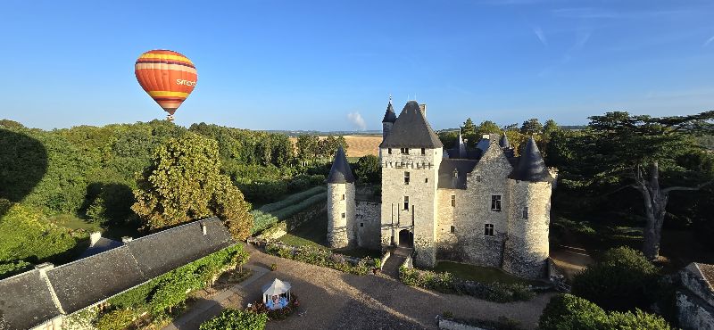 Vol en Montgolfière à Chinon - le Val de Loire et les châteaux de la Loire