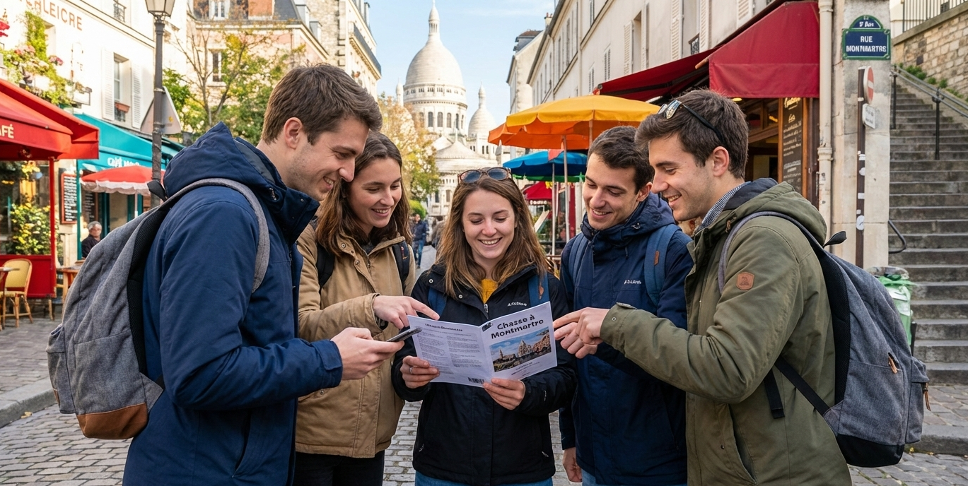 Escape game extérieur à Montmartre - Chasse au trésor - La Toile Disparue