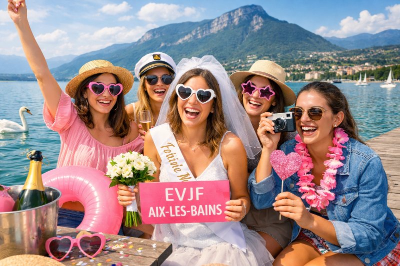 Le rallye de la mariée - City game spécial EVJF à Aix-les-Bains