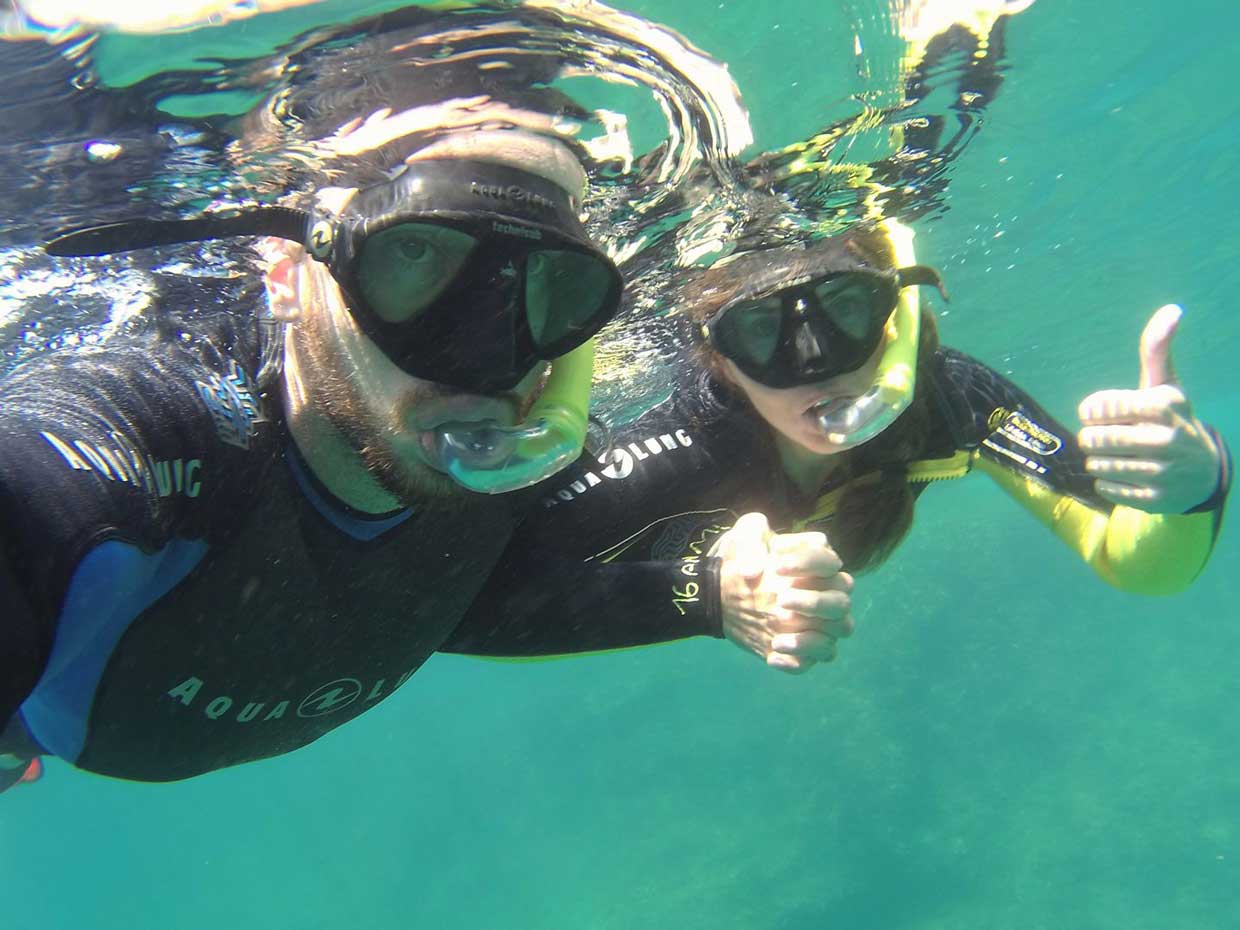 Randonnée palmée / Snorkeling dans les calanques de la côte bleue près de Marseille