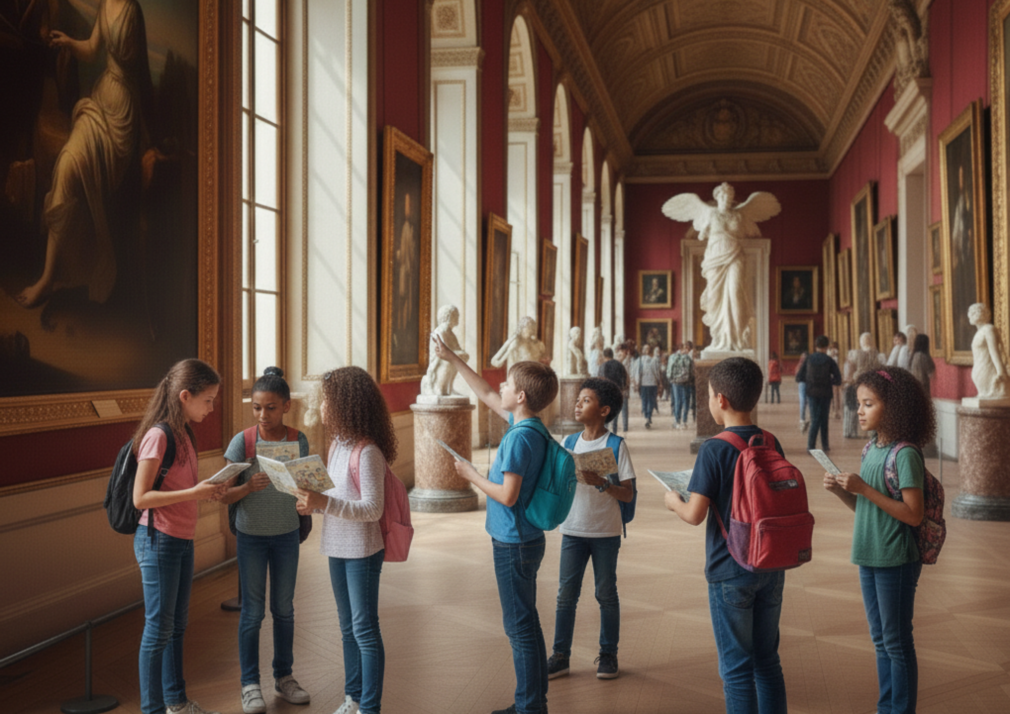 Anniversaire enfant - Enquête au musée du Louvre