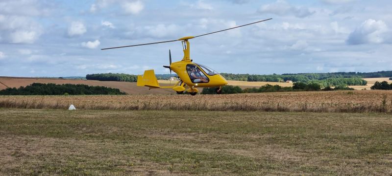 Baptême de l'Air en Autogire près d'Angoulême