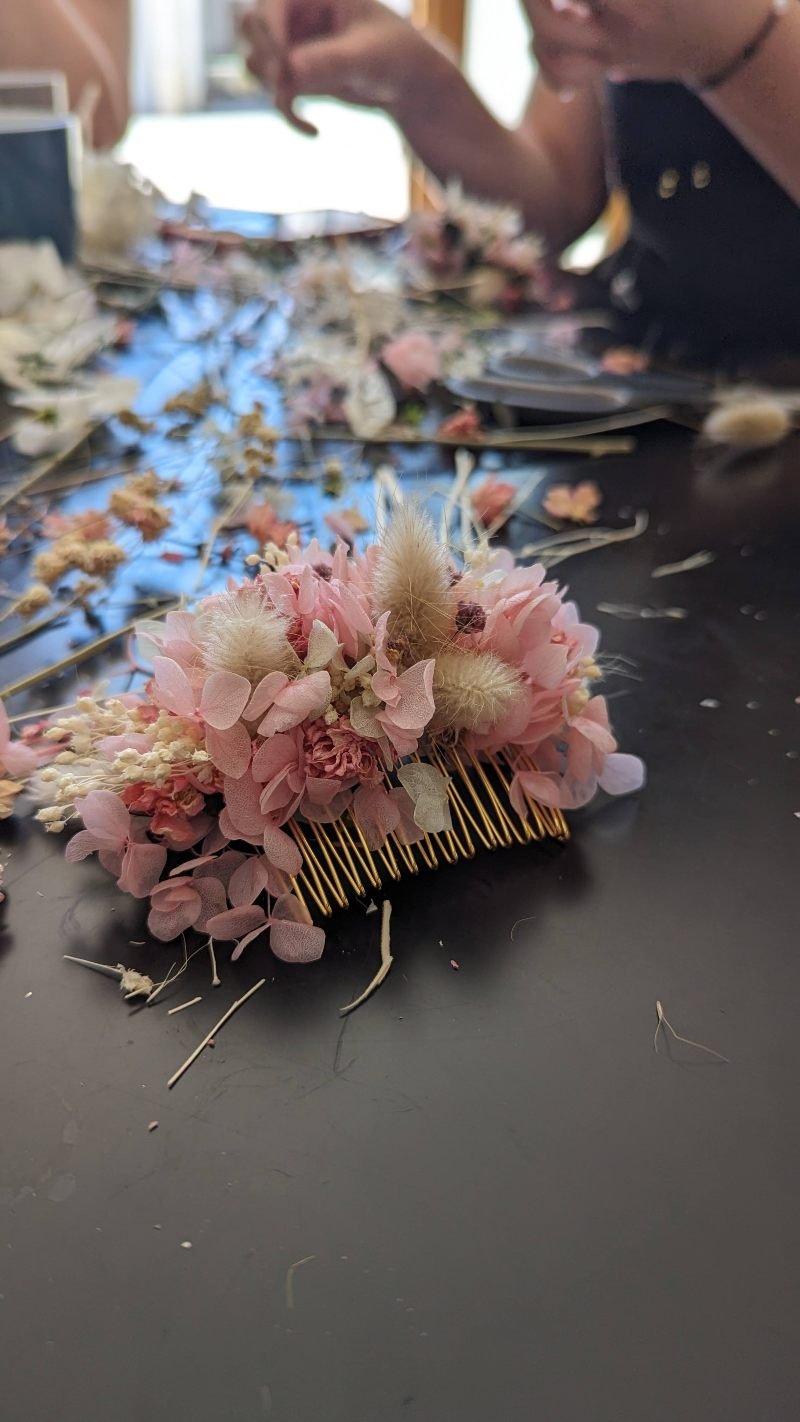 Atelier Peigne Fleuri à La Rochelle pour EVJF