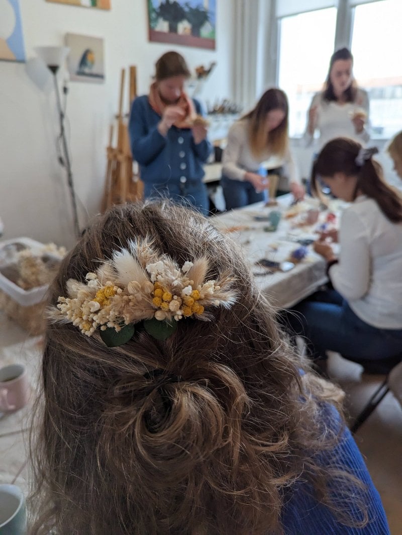 Atelier Peigne Fleuri à La Rochelle pour EVJF