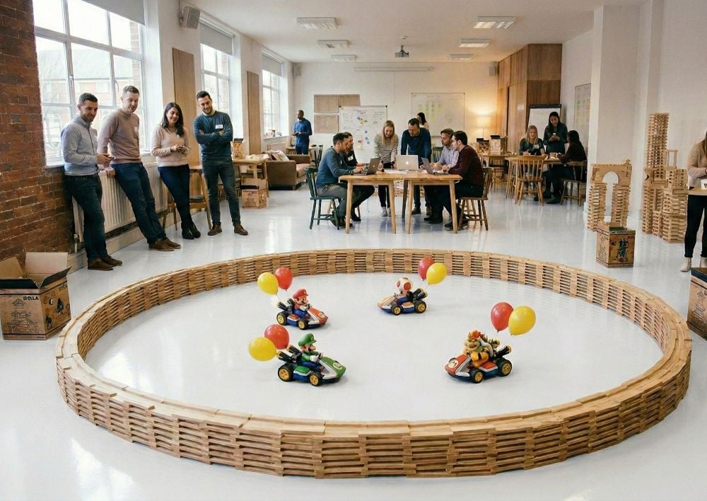 Expérience Mario Kart au Mans - Team Building