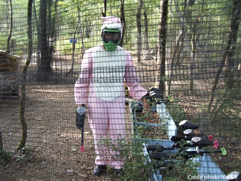 Terrain de paintball à Saint Savin de Blaye - près de Bordeaux