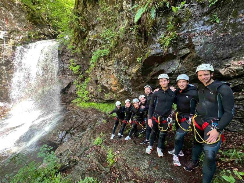 Canyoning en Auvergne pour EVG et EVJF