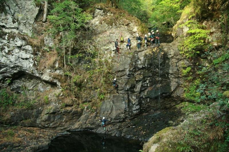 Canyoning en Auvergne pour EVG et EVJF