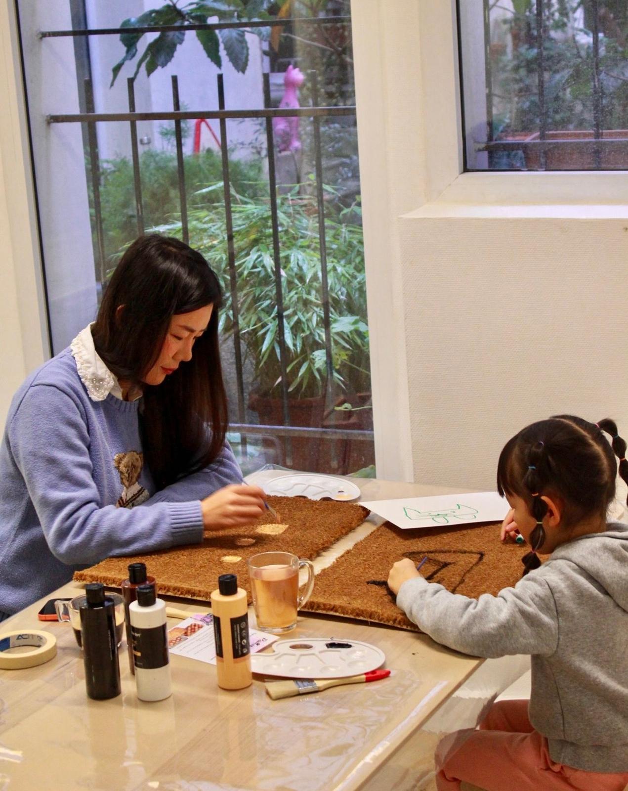 Atelier customisation de paillasson à Paris - Chatelet