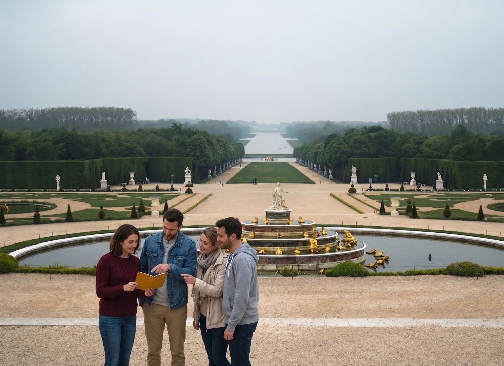 Escape game extérieur dans les jardins du Château de Versailles - Cluedo