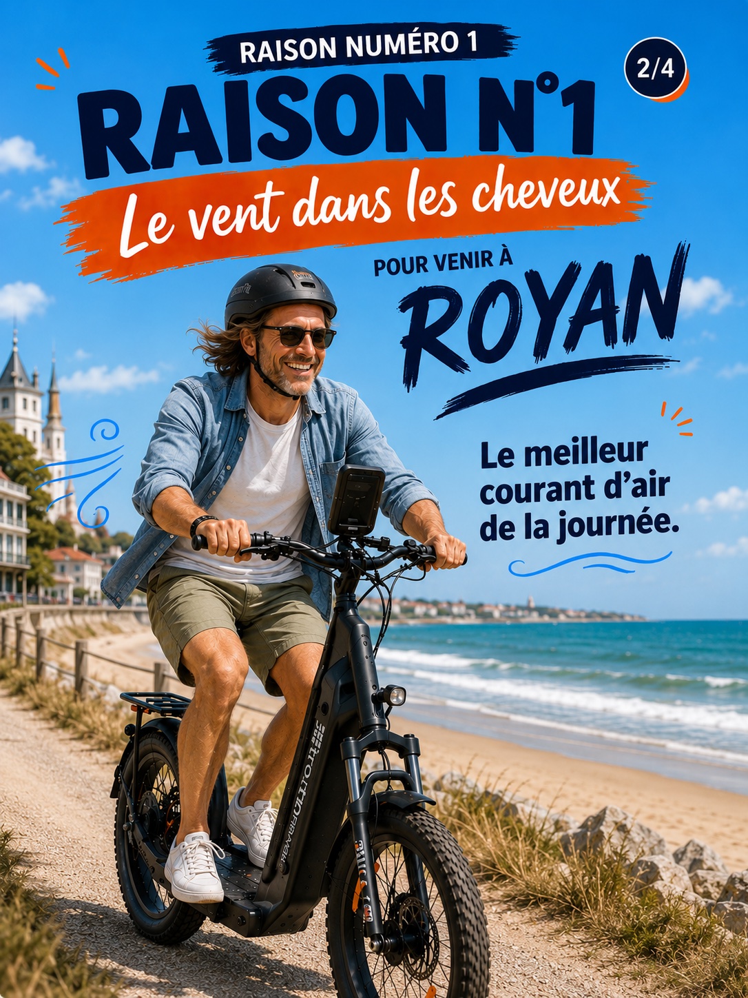 Balade en trottinette électrique tout terrain à Royan