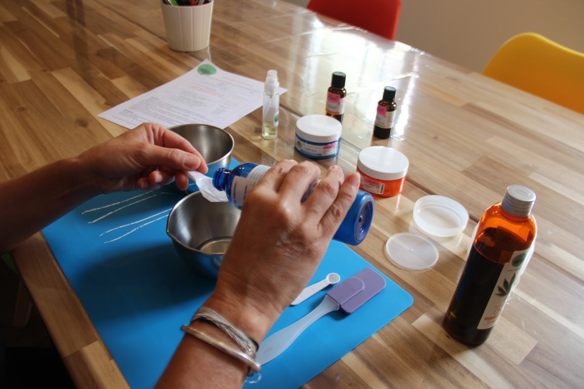 Atelier fabrication de cosmétiques bios - Marseille