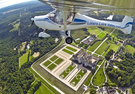 Baptême en ULM -  balade et survol des châteaux de la Loire