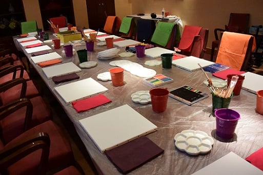 Atelier peinture dans Paris - Team building - EVJF