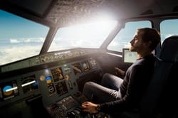 Simulateur de vol avion de ligne Airbus A320 à Lyon