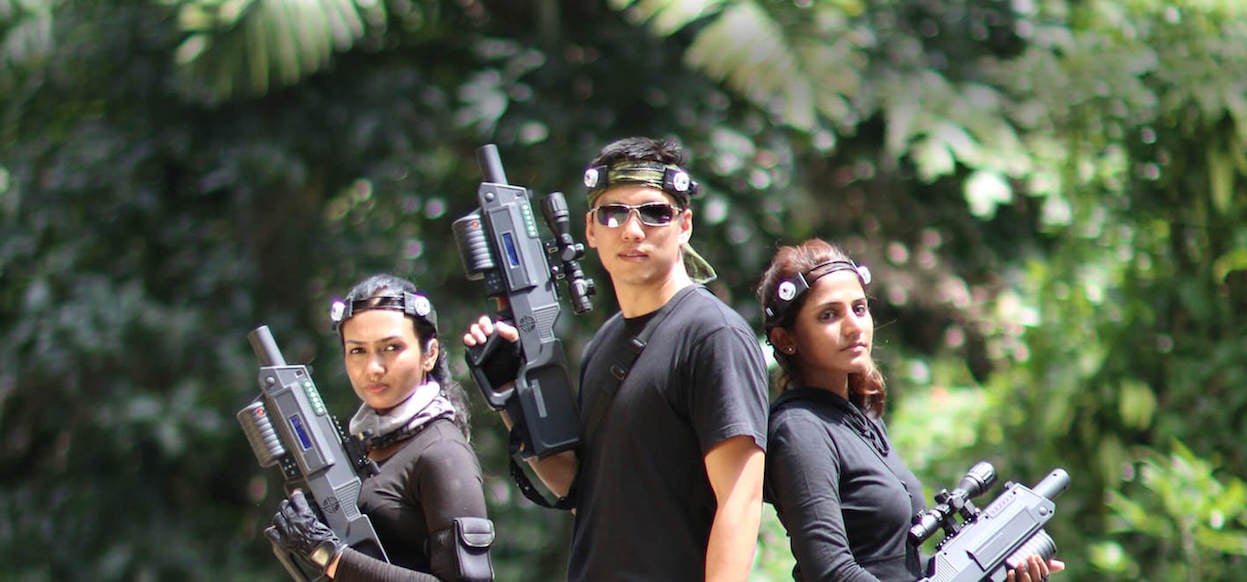 Laser Game Nocturne en extérieur à Fréjus