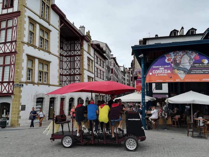 Balade en Beer Bike à Bayonne