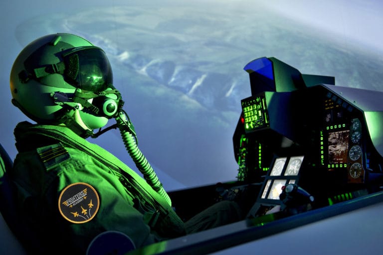 Simulateur de vol d'avion de chasse à Nice