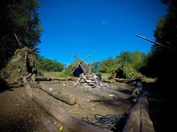 Stage de survie en milieu forestier dans les Landes, proche de Bordeaux