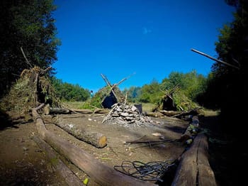 Stage de survie en milieu forestier dans les Landes, proche de Bordeaux