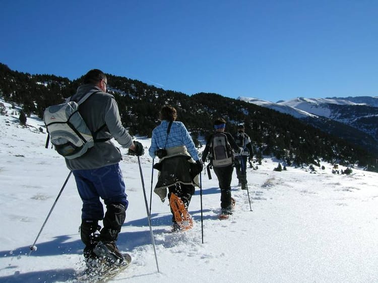 Randonnée en raquettes à neige en Andorre