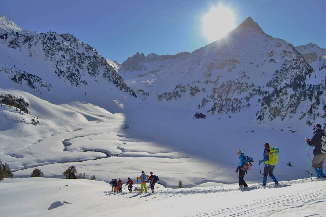 Randonnée en raquettes à neige en Andorre