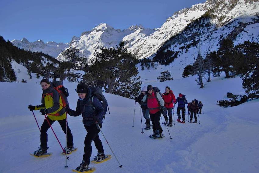 Randonnée en raquettes à neige en Andorre