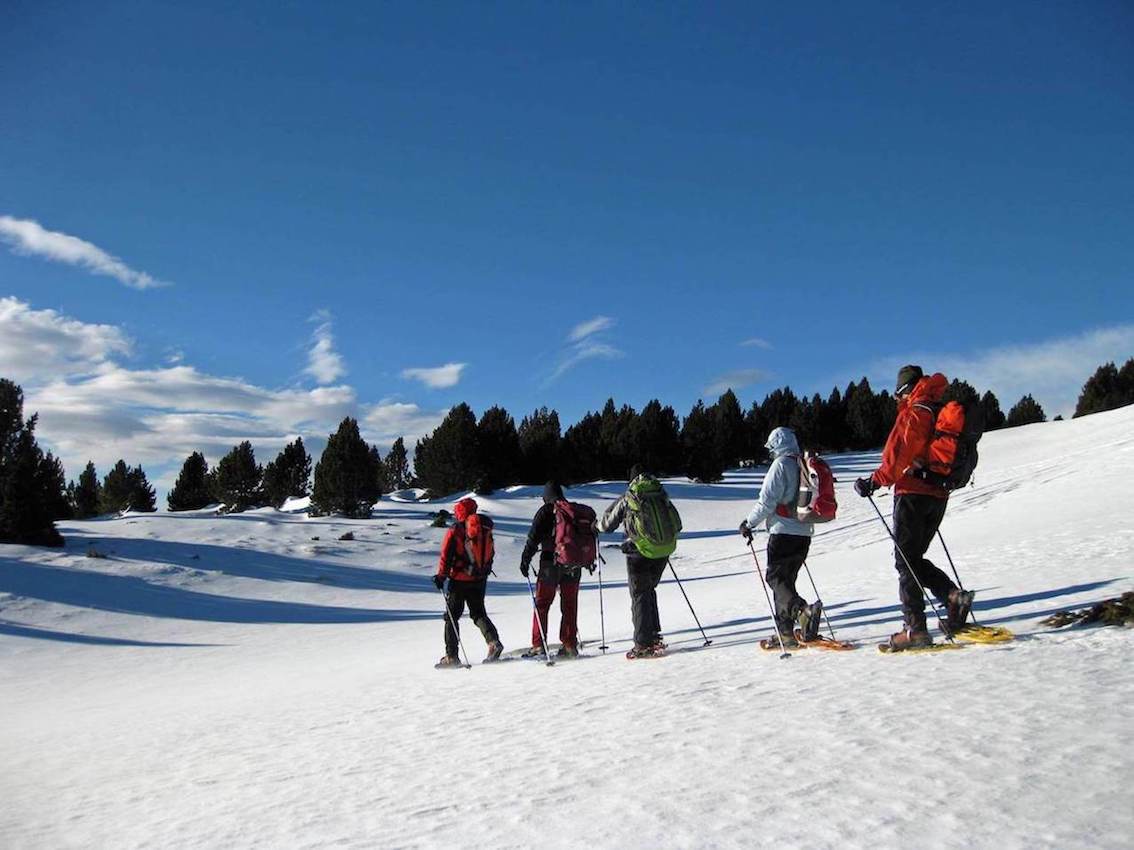 Randonnée en raquettes à neige en Andorre