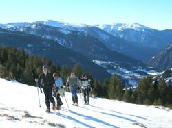 Randonnée en raquettes à neige en Andorre
