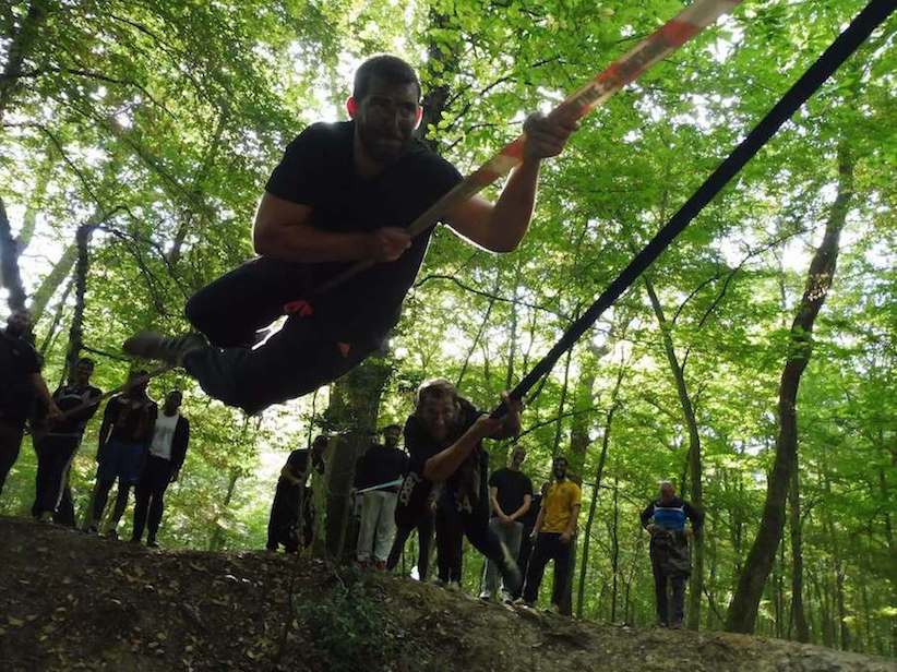 Stage commando en pleine nature à proximité de Paris  