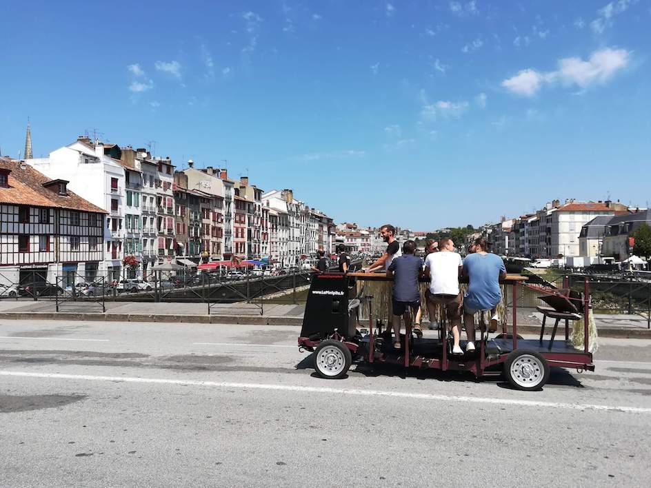 Balade en Beer Bike à Bayonne