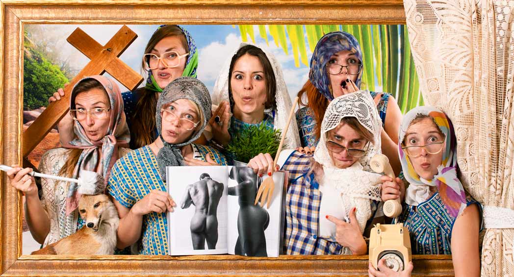 Séance Shooting Photo Fun sur décor pour EVJF - Toulouse 