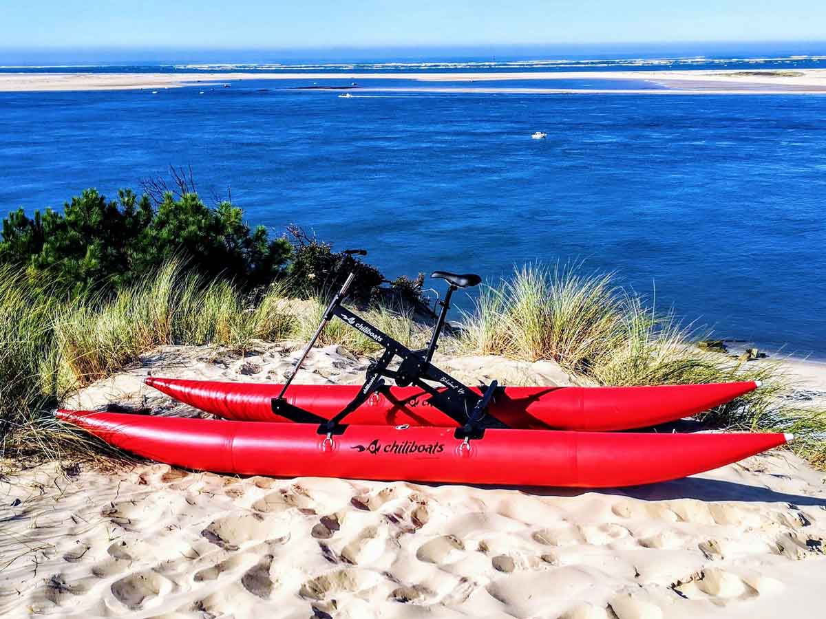 Location de Waterbikes - Vélo sur l'eau près d'Arcachon - 33