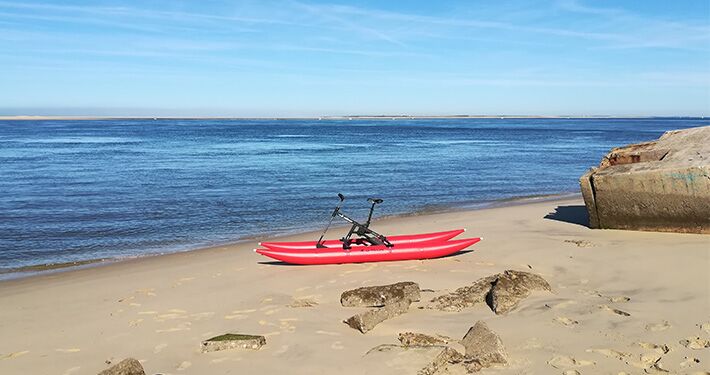 Location de Waterbikes - Vélo sur l'eau près d'Arcachon - 33