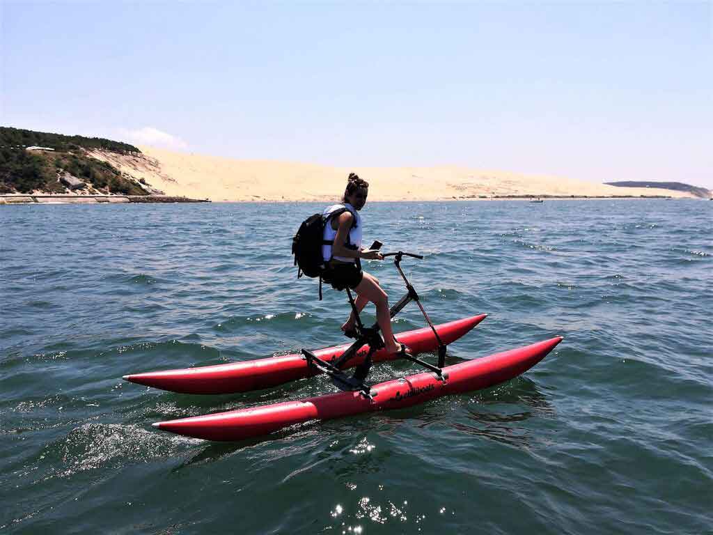 Location de Waterbikes - Vélo sur l'eau près d'Arcachon - 33