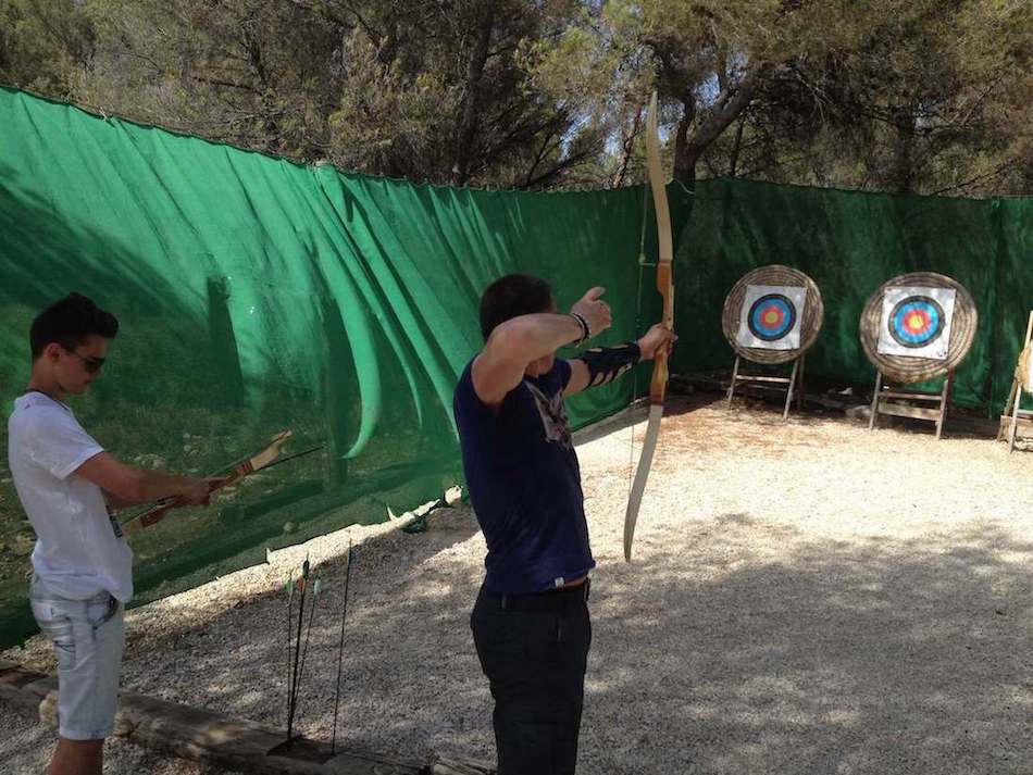Initiation au tir à l'arc à Mallemort - Bouches-du-Rhône 