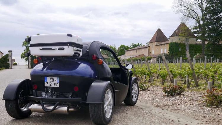 Tour en Buggy décapotable - De Bordeaux aux Graves : le vignoble et ses Châteaux 