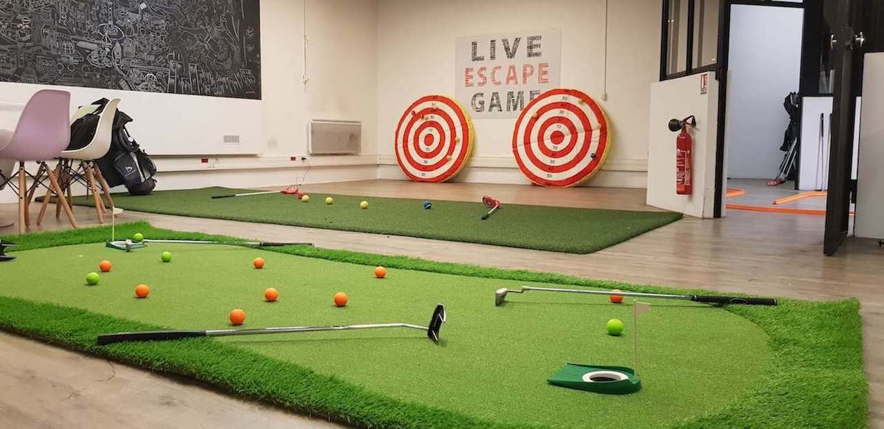 Animation golf pour les entreprises à Paris - Ateliers et simulateurs  