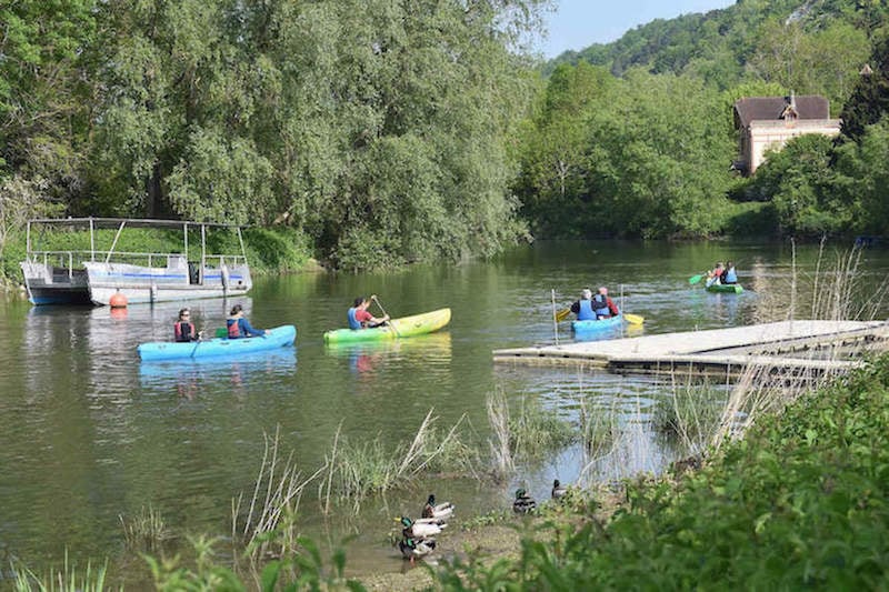 Randonnée canoë à Vétheuil sur les pas de Claude Monet