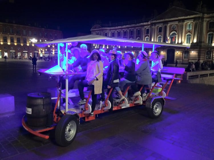 Tour Beer Bike à Toulouse