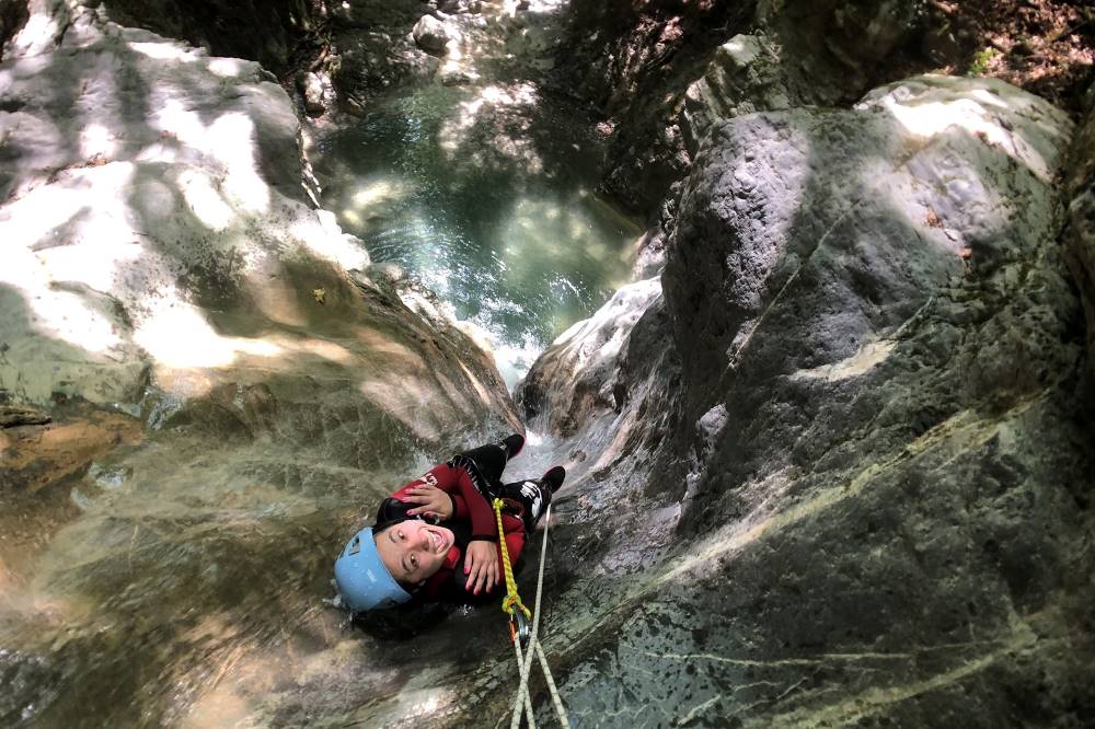 Canyoning en Haute-Savoie près d'Annecy