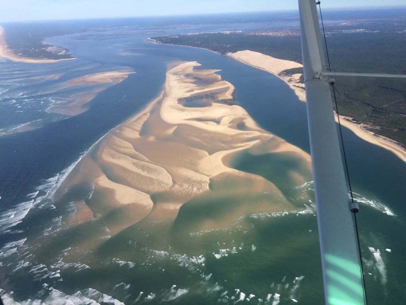 Baptême en ULM sur le Bassin d'Arcachon et initiation au pilotage multiaxe