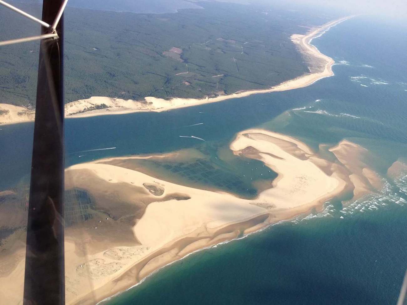 Baptême en ULM sur le Bassin d'Arcachon et initiation au pilotage multiaxe