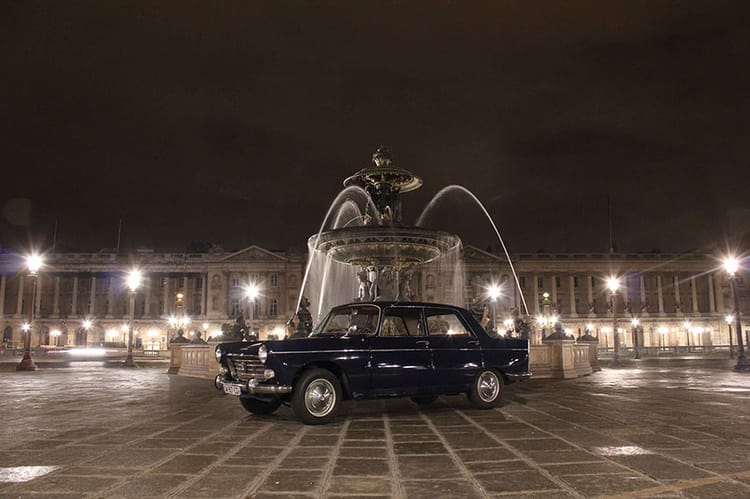 Balade VIP en Peugeot 404 de 1963 à Paris - Rive Gauche