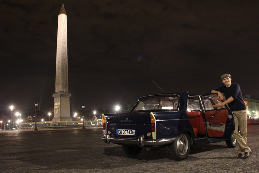Balade VIP en Peugeot 404 de 1963 à Paris - Rive Gauche
